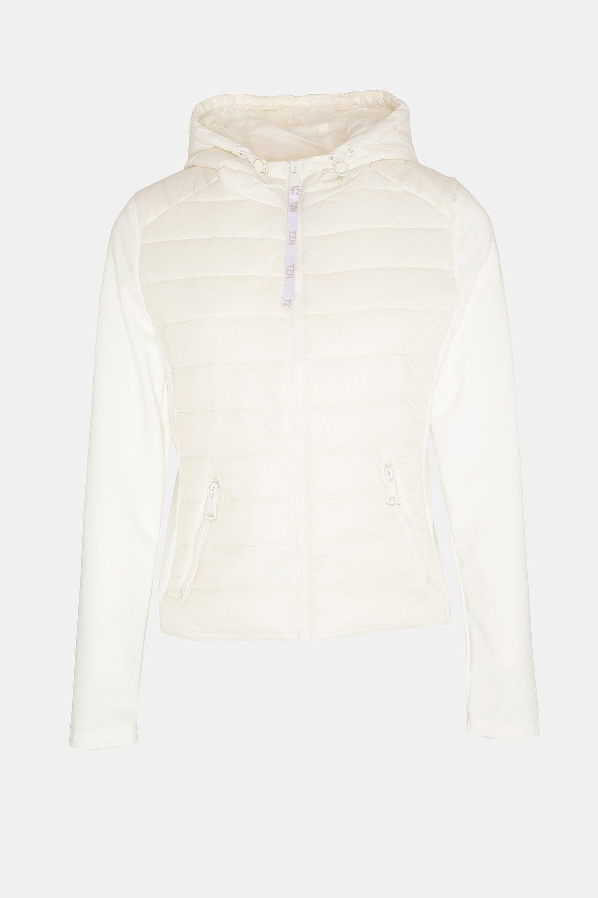 Chaqueta acolchada efecto neopreno