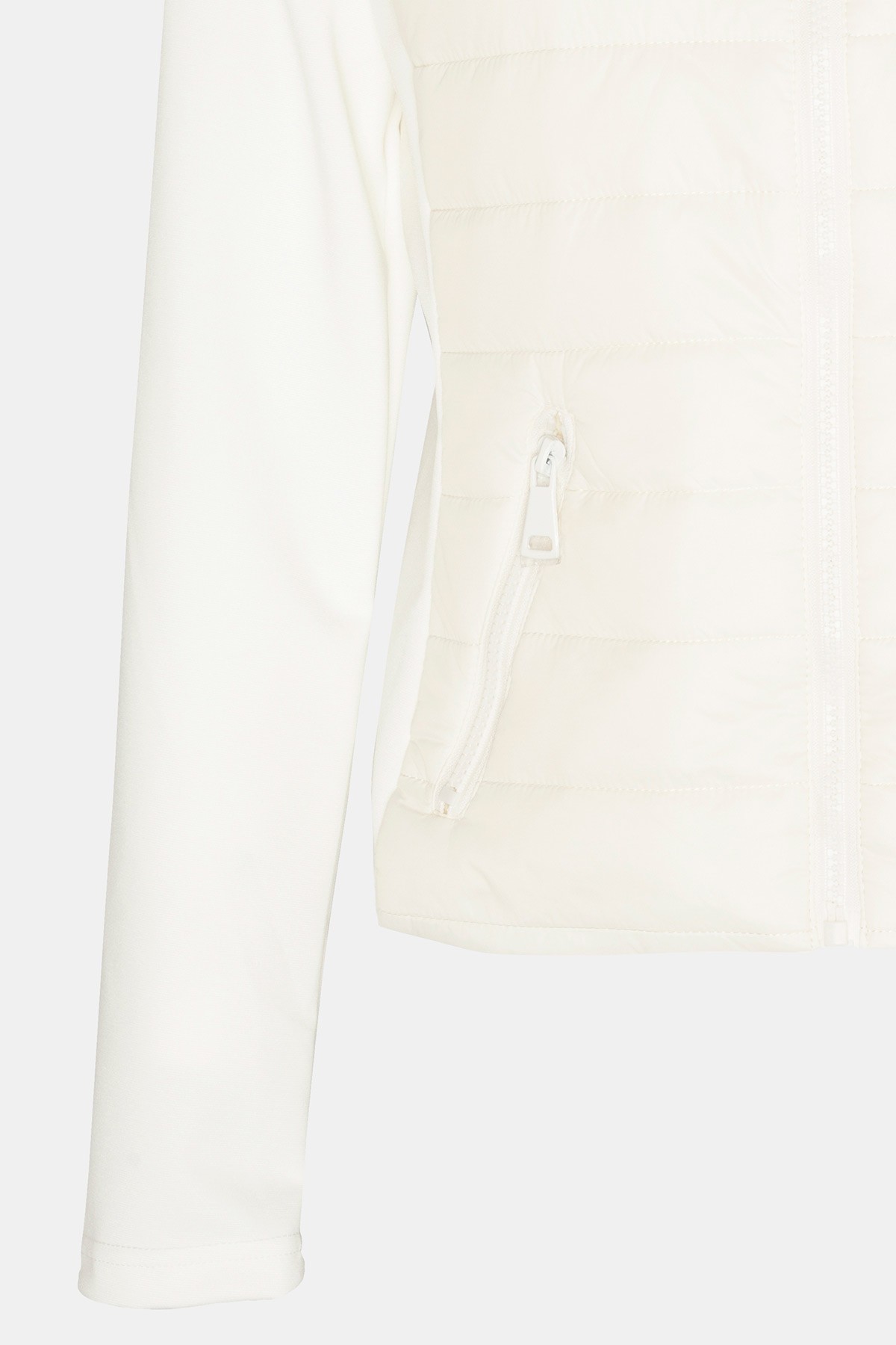 Chaqueta acolchada efecto neopreno