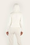 Chaqueta acolchada efecto neopreno
